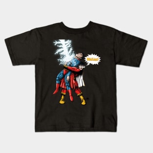 Shazam vs Superman Kids T-Shirt